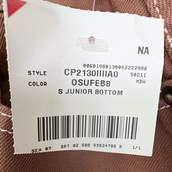 Wild Fable Women's Mid-Rise Baggy Cargo Pants Size 12R Rugged Twill Cotton NWT - Picture 9 of 9